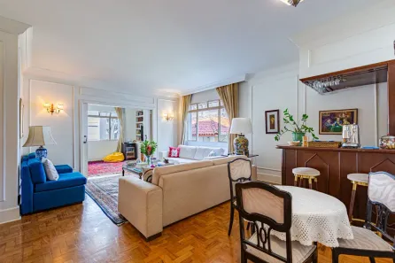 Apartamento com 3 Quartos para venda ou aluguel, 203m² no Cerqueira César, São Paulo