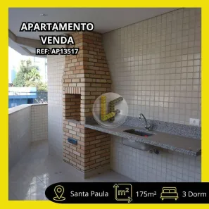 Apartamento com 3 Quartos à venda, 175m² no Santa Paula, São Caetano do Sul