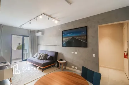 Apartamento com 1 Quarto para venda ou aluguel, 45m² no Itaim Bibi, São Paulo