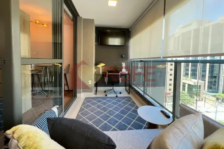 Apartamento com 1 Quarto para venda ou aluguel, 30m² no Itaim Bibi, São Paulo