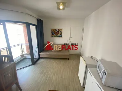 Flat com 1 Quarto para alugar, 39m² no Indianópolis, São Paulo