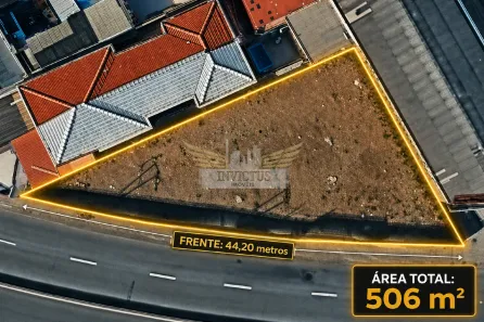 Lote/Terreno à venda, 506m² no Campestre, Santo André