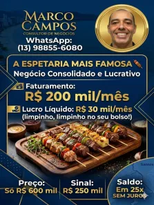 Ponto Comercial à venda, 150m² no Gonzaga, Santos
