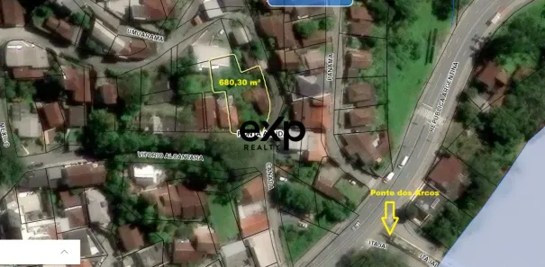 Lote/Terreno à venda, 680m² no Ponta Aguda, Blumenau