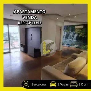 Apartamento com 3 Quartos à venda, 84m² no Barcelona, São Caetano do Sul