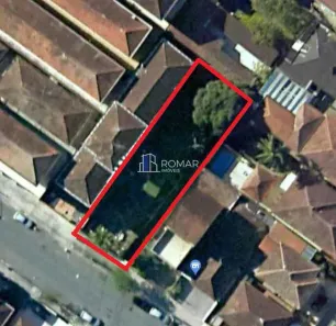 Lote/Terreno à venda, 400m² no Embaré, Santos