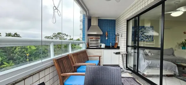 Apartamento com 3 Quartos para alugar, 100m² no Riviera, Bertioga