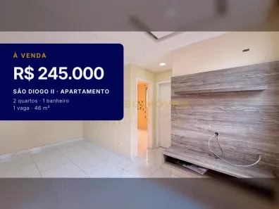 Apartamento com 2 Quartos à venda, 46m² no São Diogo II, Serra