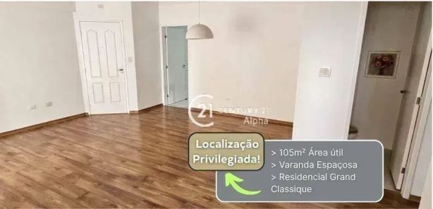 Apartamento com 3 Quartos à venda, 105m² no Parque Residencial Aquarius, São José dos Campos