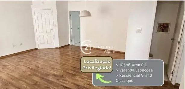 Apartamento com 3 Quartos à venda, 105m² no Parque Residencial Aquarius, São José dos Campos