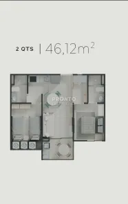 Apartamento com 2 Quartos à venda, 46m² no , Tamandaré