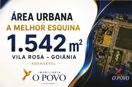 Lote/Terreno à venda, 1542m² no Vila Rosa, Goiânia