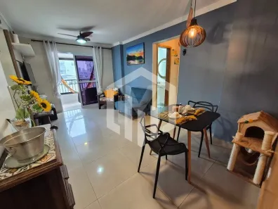 Apartamento com 1 Quarto para alugar, 59m² no Guilhermina, Praia Grande