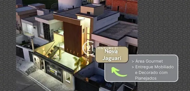 Casa de Condomínio com 3 Quartos à venda, 173m² no Villas do Jaguari, Santana de Parnaíba
