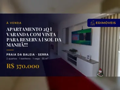 Apartamento com 2 Quartos à venda, 55m² no Praia da Baleia, Serra
