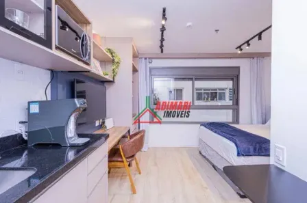 Apartamento com 1 Quarto para alugar, 21m² no Paraíso, São Paulo
