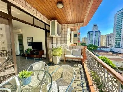 Apartamento com 3 Quartos à venda, 137m² no Aparecida, Santos