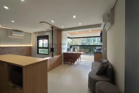 Apartamento com 1 Quarto para alugar, 42m² no Jardim, Santo André