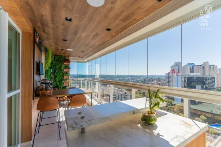 Apartamento com 3 Quartos para alugar, 128m² no Mossunguê, Curitiba