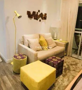 Apartamento com 2 Quartos à venda, 47m² no Vila Palmares, Santo André