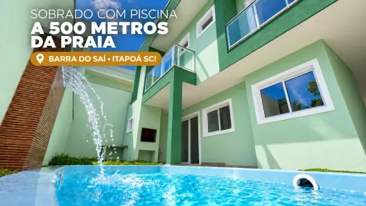 Sobrado com 3 Quartos à venda, 152m² no Barra do Saí, Itapoá