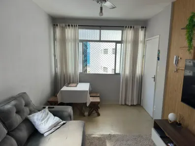 Apartamento com 1 Quarto para alugar, 38m² no Itararé, São Vicente