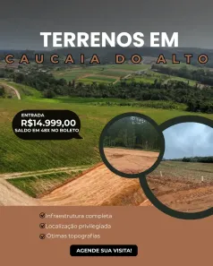 Lote/Terreno à venda, 500m² no Centro (Caucaia do Alto), Cotia