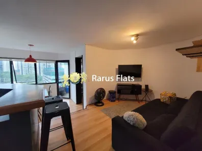 Flat com 1 Quarto à venda, 48m² no Cidade Monções, São Paulo