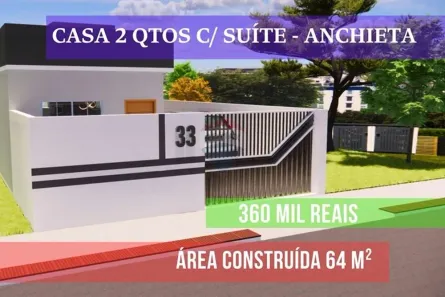 Casa com 2 Quartos à venda, 64m² no Nova Jerusalem, Anchieta