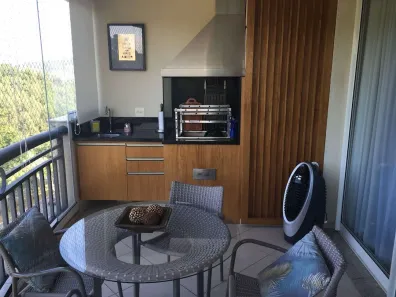 Apartamento com 3 Quartos para alugar, 122m² no Tamboré, Santana de Parnaíba