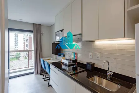 Apartamento com 1 Quarto para alugar, 32m² no Consolação, São Paulo