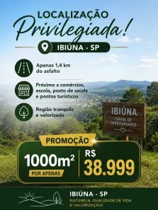Lote/Terreno à venda, 1000m² no , Ibiúna