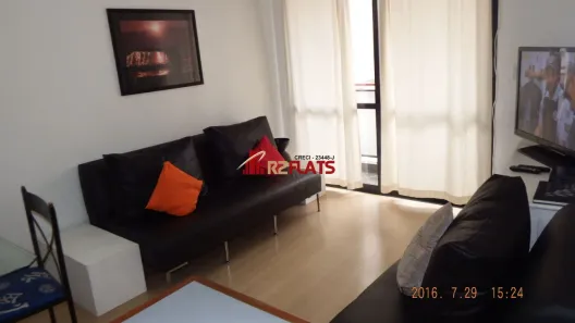 Flat com 1 Quarto para alugar, 40m² no Pinheiros, São Paulo