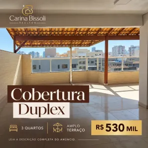 Cobertura com 3 Quartos à venda, 132m² no Jockey de Itaparica, Vila Velha