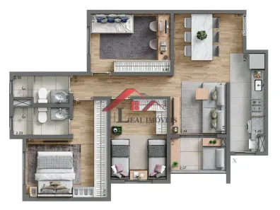 Apartamento com 3 Quartos à venda, 69m² no Rudge Ramos, São Bernardo do Campo
