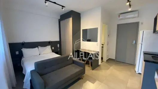 Apartamento com 1 Quarto para venda ou aluguel, 28m² no Pinheiros, São Paulo