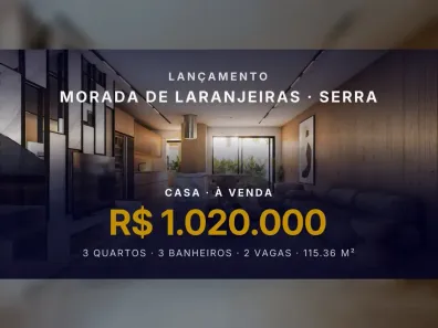 Casa com 3 Quartos à venda, 115m² no Morada de Laranjeiras, Serra