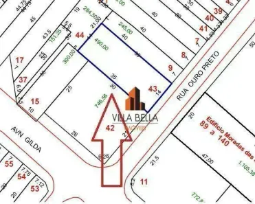 Lote/Terreno à venda, 490m² no Vila Gilda, Santo André