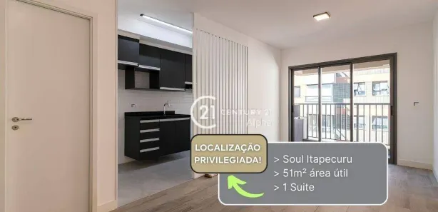 Apartamento com 1 Quarto para alugar, 51m² no Alphaville Centro Industrial e Empresarial/Alphaville., Barueri