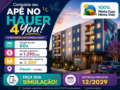 Apartamento com 1 Quarto à venda, 24m² no Hauer, Curitiba