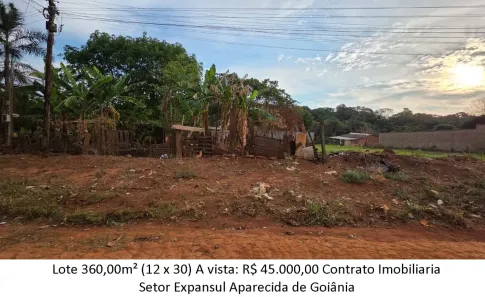 Lote/Terreno à venda, 360m² no Expansul, Aparecida de Goiânia