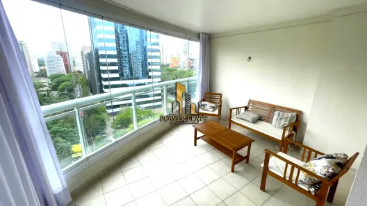 Flat com 1 Quarto para alugar, 51m² no Cidade Monções, São Paulo
