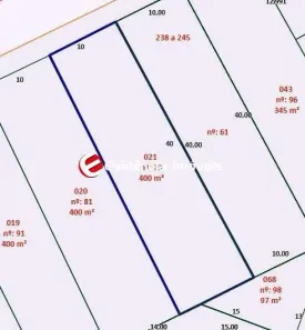 Lote/Terreno à venda, 400m² no Vila Valparaíso, Santo André