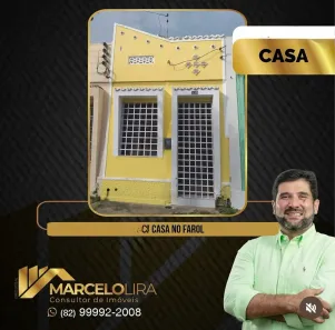 Casa com 2 Quartos para venda ou aluguel, 180m² no Farol, Maceió