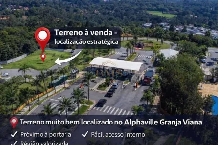 Lote/Terreno à venda, 580m² no Granja Viana, Carapicuíba