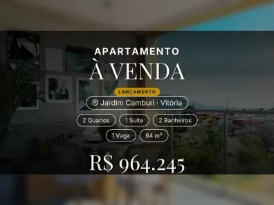Apartamento com 2 Quartos à venda, 64m² no Jardim Camburi, Vitória