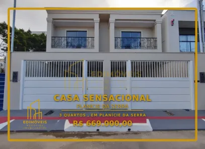 Casa com 3 Quartos à venda, 129m² no Planície da Serra, Serra