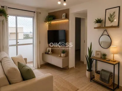 Apartamento com 2 Quartos para alugar, 45m² no Cidade Morumbi, São José dos Campos