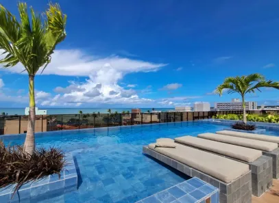 Flat com 1 Quarto à venda, 20m² no Cabo Branco, João Pessoa