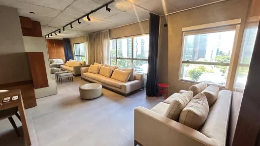 Apartamento com 1 Quarto para alugar, 70m² no Cidade Monções, São Paulo
